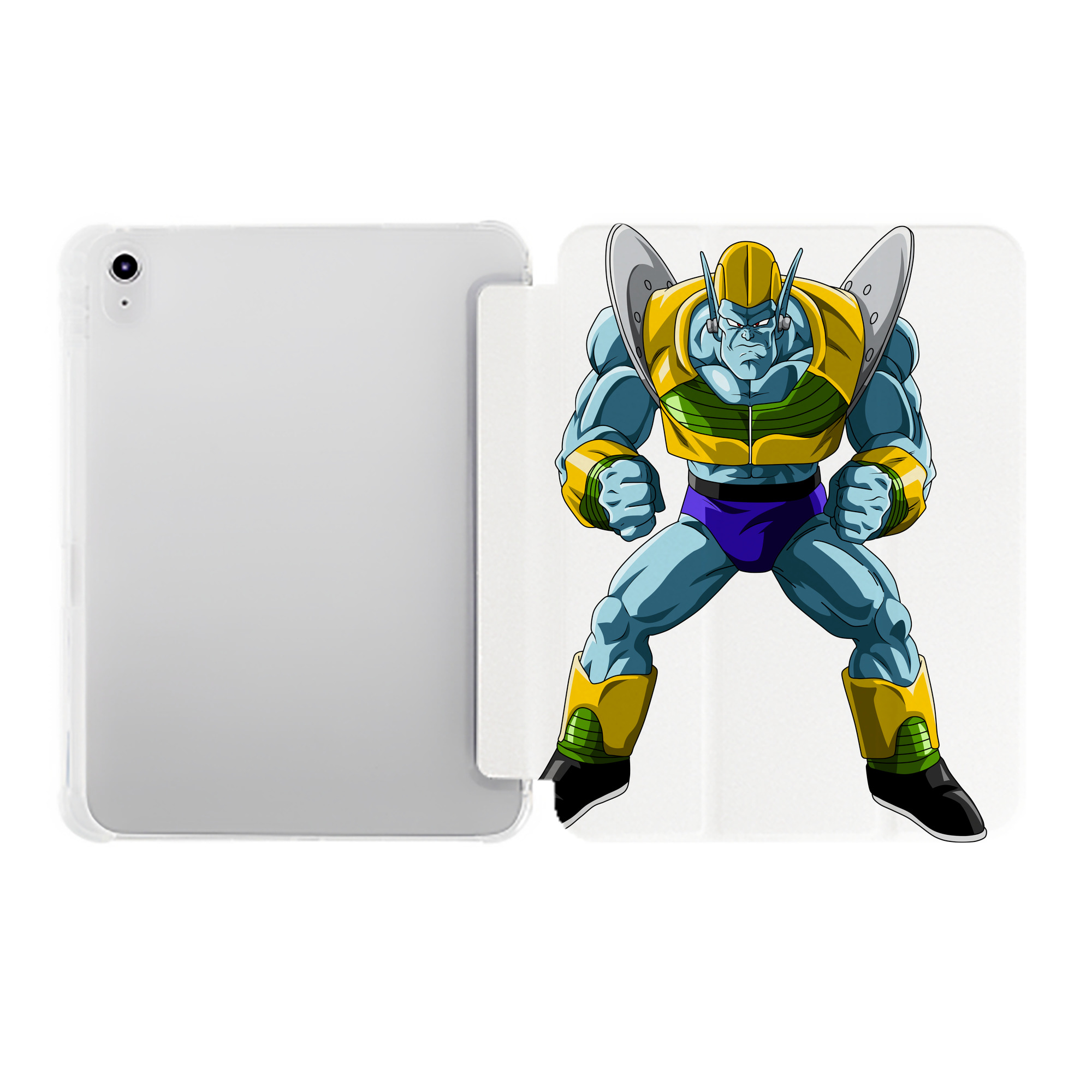 （画像用） ドラゴンボール DRAGON BALL IPad ケース ペン収納付き 三つ折りスタンド PUレザー×シリコン 対応機種9.5/10.5/10.9インチ